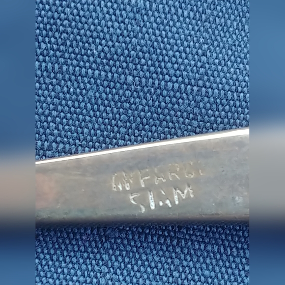 Antique Amfarco B.M. Siam brass spoons, Set Of 4 - Picture 3 of 4